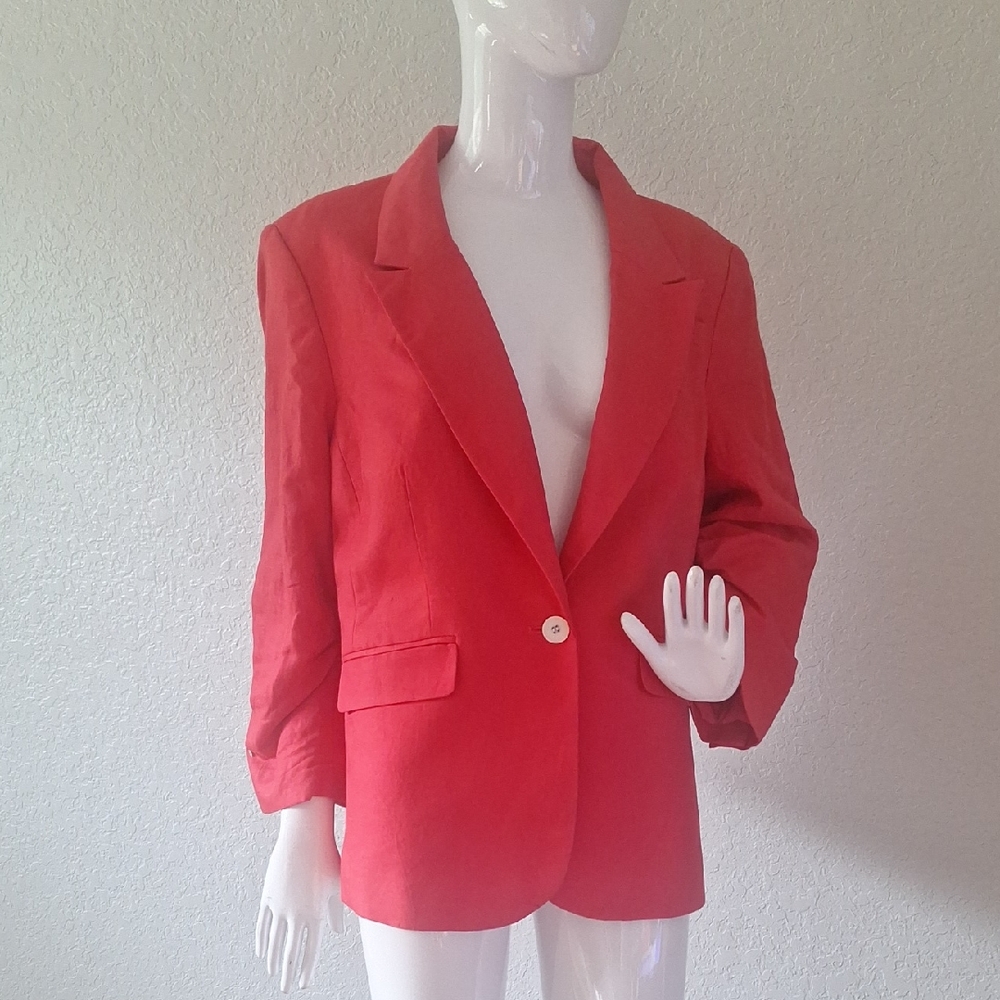 The Limited Dark Salmon/Red Blazer